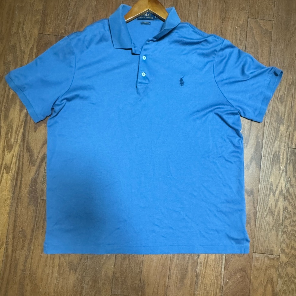 Polo by Ralph Lauren Men's Sky Blue Polo Shirt
